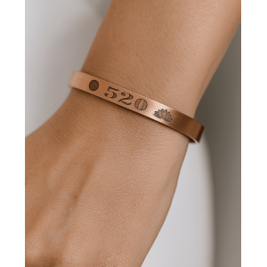 PARA SAYI SEKANS BİLEKLİĞİ / BAKIR