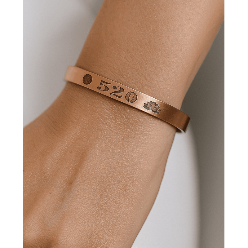 PARA SAYI SEKANS BİLEKLİĞİ / BAKIR